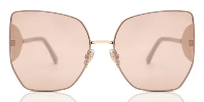 Jimmy Choo River/s Bku/2s Occhiali Da Sole Oro Per Donna In Gold