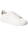 Jimmy Choo Womans Rome White Leather Sneakers In White