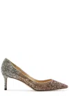 Jimmy Choo Romy Pumps In Gold