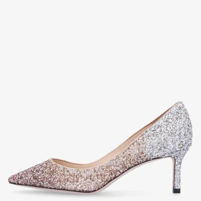Jimmy Choo Romy 60 Glitter Fabric Pumps In Multi