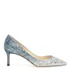 Jimmy Choo Embellished Romy 60 Pumps In Blue