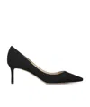 Jimmy Choo Romy 60 Pumps In Navy Blue Suede In Blue