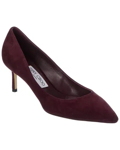 Jimmy Choo Romy 60 Suede Pump In Brown