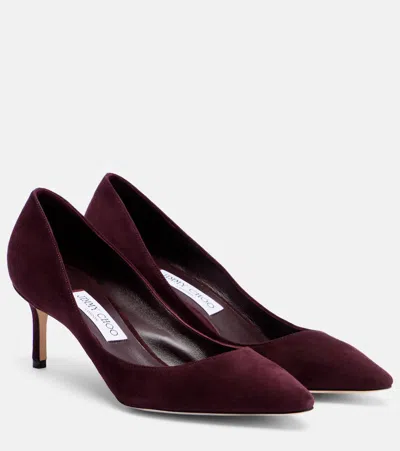 Jimmy Choo Romy 60 Suede Pumps