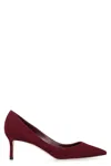Jimmy Choo Pointed High Heels In Burgundy