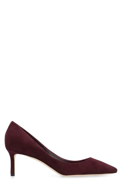 JIMMY CHOO JIMMY CHOO ROMY 60 SUEDE PUMPS