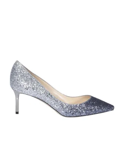 JIMMY CHOO ROMY 60MM GLITTER PUMPS