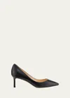 Jimmy Choo Pointed Toe Stiletto Heel Pumps In Black