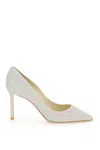 Jimmy Choo Romy 85 Dusty Glitter Pumps Women