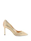 Jimmy Choo Romy 85 Glitter-effect Pumps In Multi