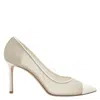 Jimmy Choo Romy 85 High Heel Pumps In White