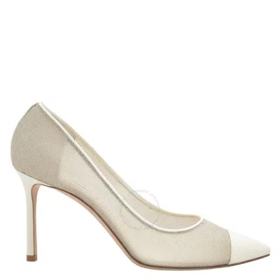 Jimmy Choo Romy 85 High Heel Pumps In White