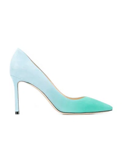 Jimmy Choo Romy 85 High Heels In Blue