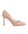 Jimmy Choo Love 65 Pointed-toe Pumps In Pink