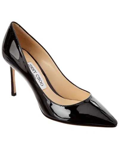 Jimmy Choo Romy 85 Patent Pump In Black