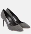Jimmy Choo 85mm Romy Pumps In Grey