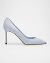 Jimmy Choo Romy 85 Suede Pumps In Blue