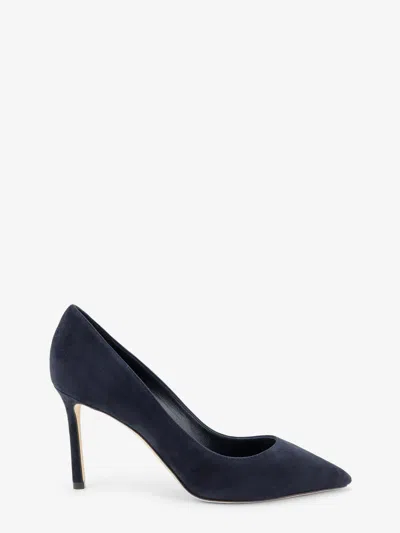 Jimmy Choo Romy 85 Suede Pumps In Blue
