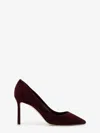 Jimmy Choo 85mm Romy Pointed-toe Suede Pumps In Purple