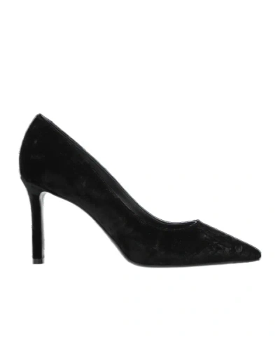 Jimmy Choo Romy 85 Velvet Pumps In Black