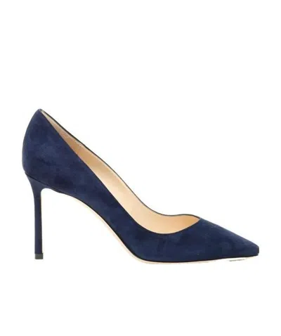 Jimmy Choo Romy 85mm Pumps In Blue