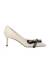 Jimmy Choo Romy Bow-detail Pumps In Nude