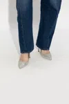 Jimmy Choo Romy Dusty Glitter Pump In Silver
