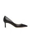 Jimmy Choo Pointed Toe Stiletto Heel Pumps In Black