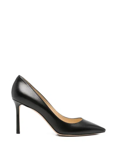 Pre-owned Jimmy Choo Romy Leather Pumps In Black