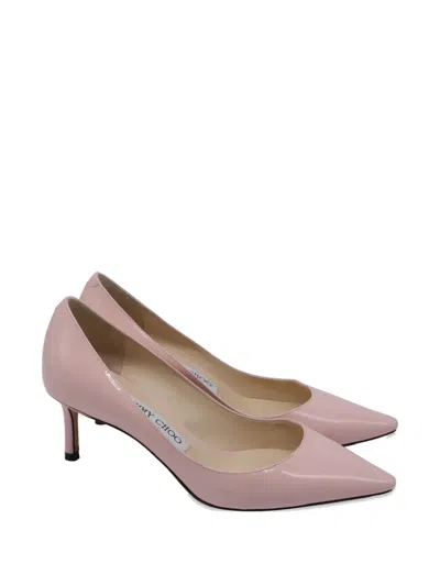 Pre-owned Jimmy Choo Romy Pointed-toe Pumps In Pink