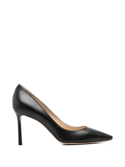 Pre-owned Jimmy Choo Romy Pointed-toe Pumps In Black