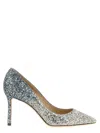 Jimmy Choo Romy Pumps Blue In Gray