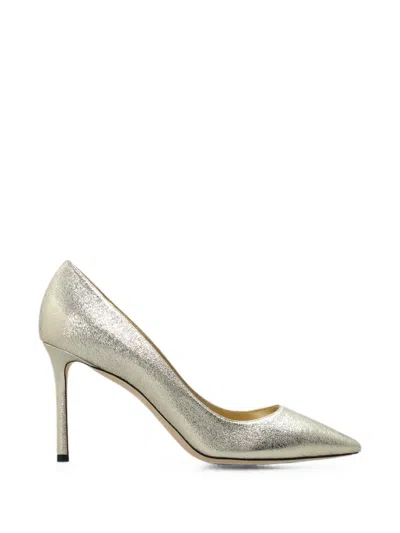 Jimmy Choo Romy Pumps In Gold