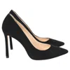 Jimmy Choo Romy Pumps In Black Suede In Black