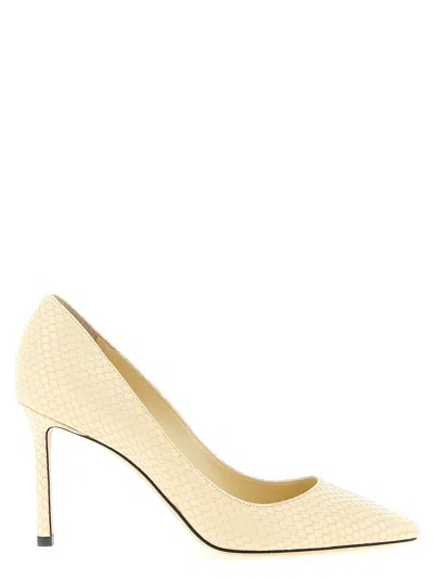 Jimmy Choo 'romy' Pumps In Neutral