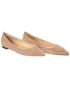 JIMMY CHOO JIMMY CHOO ROMY SUEDE FLAT (AUTHENTIC PRE-LOVED)