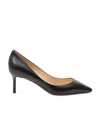 Jimmy Choo Romy Patent Pointed-toe 85mm Pumps In Black