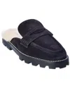 Jimmy Choo Ronnie Suede & Shearling Mule