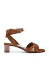 Jimmy Choo Rori Suede Sandals In Brown