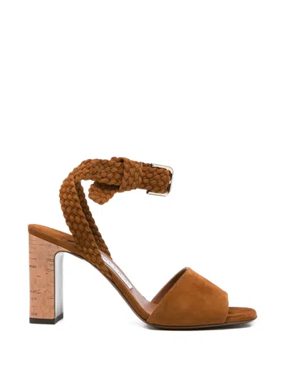 Jimmy Choo Rori Suede Sandals In Brown