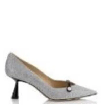 Jimmy Choo Rosalia 65 Glitter Pumps In Silver