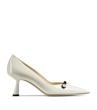 JIMMY CHOO ROSALIA 65 PATENT LEATHER PUMPS