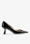 Jimmy Choo Rosalia 65 Patent Leather Pumps In Black