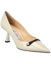 Jimmy Choo Rosalia 65 Patent Pump In White