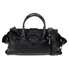 Jimmy Choo Rosalie Top Handle Bag In Black Calf Leather In Black