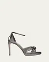 Jimmy Choo Rosie 100 Shimmer Suede Sandals