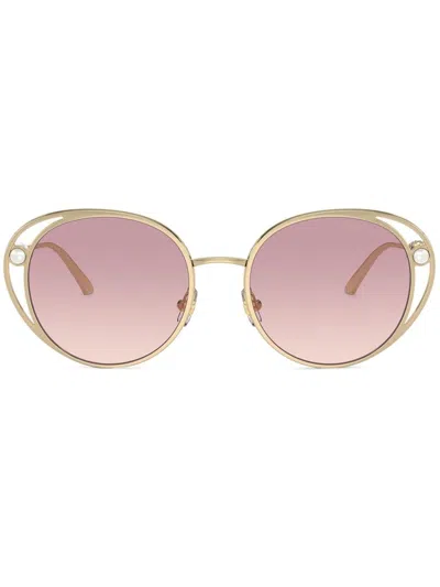 JIMMY CHOO ROUND-FRAME SUNGLASSES