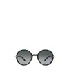 Jimmy Choo Round Frame Sunglasses In Gray
