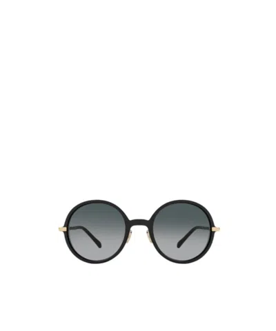 Jimmy Choo Round Frame Sunglasses In Gray