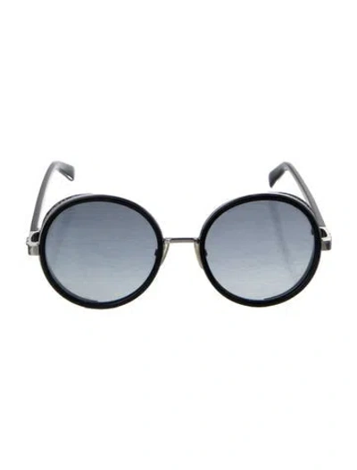 Pre-owned Jimmy Choo Round Gradient Sunglasses In Black